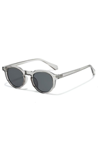 Retro Studded Oval Sunglasses