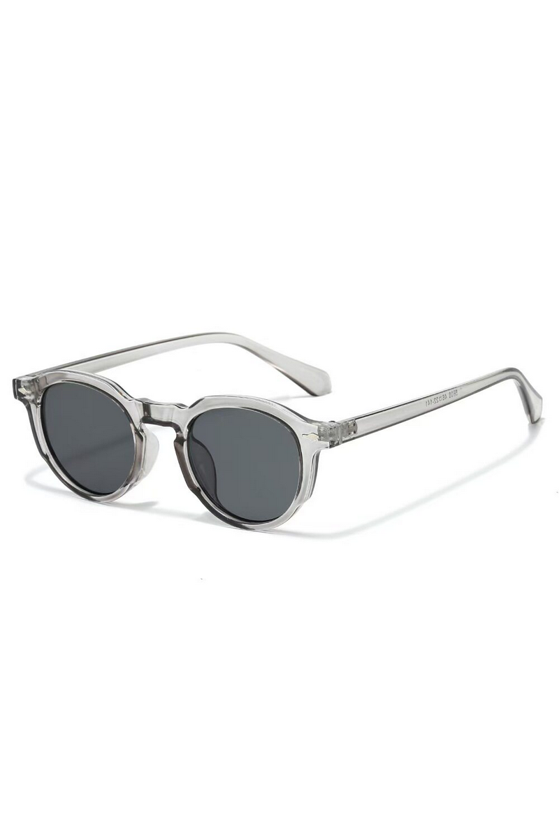Retro Studded Oval Sunglasses