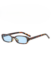 Floral Frame With Blue Sheet