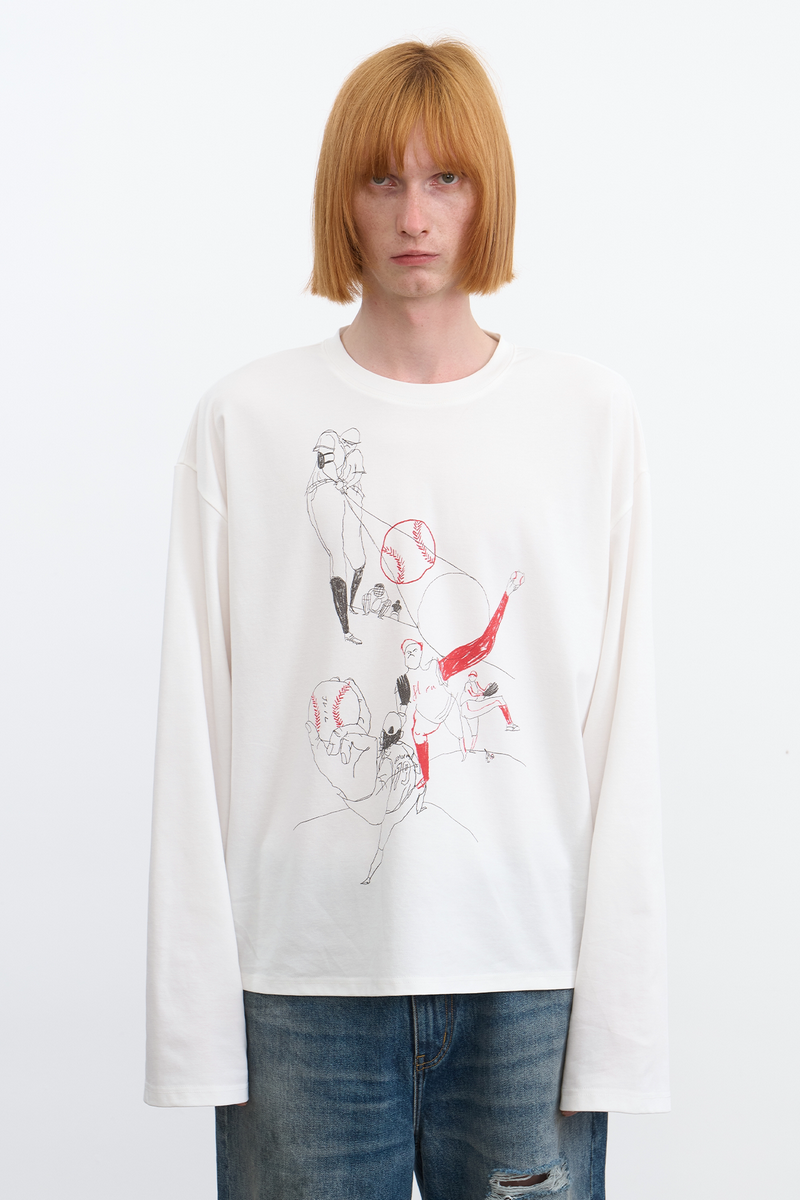 Baseball Graphic Long Sleeve
