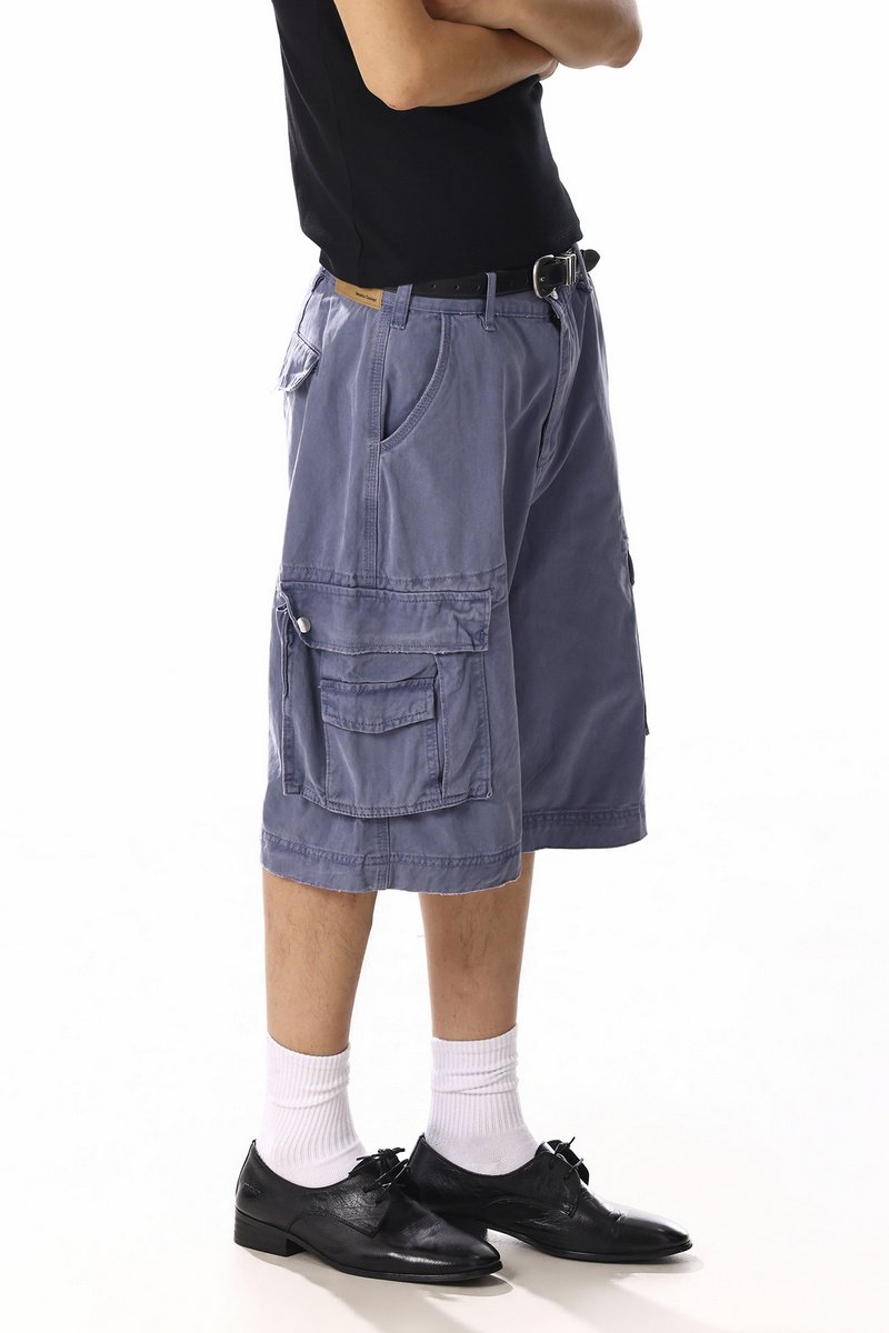 French Workwear Cargo Shorts