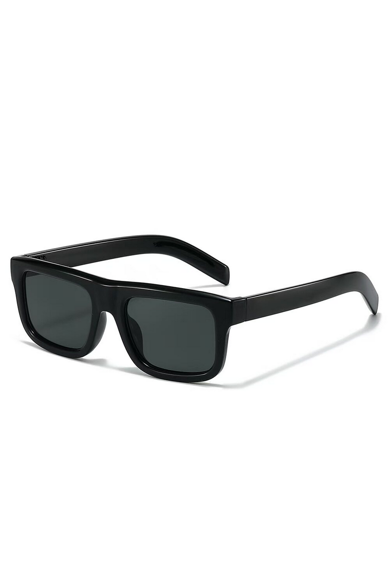 Retro Flat Top Square Sunglasses