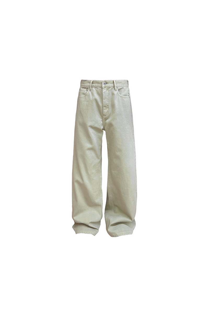 Dyed Straight Leg Jeans