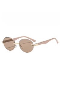 Gold Framed Light Brown Sheet