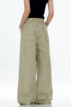 Paint Splatter Adjustable Cargo Pants