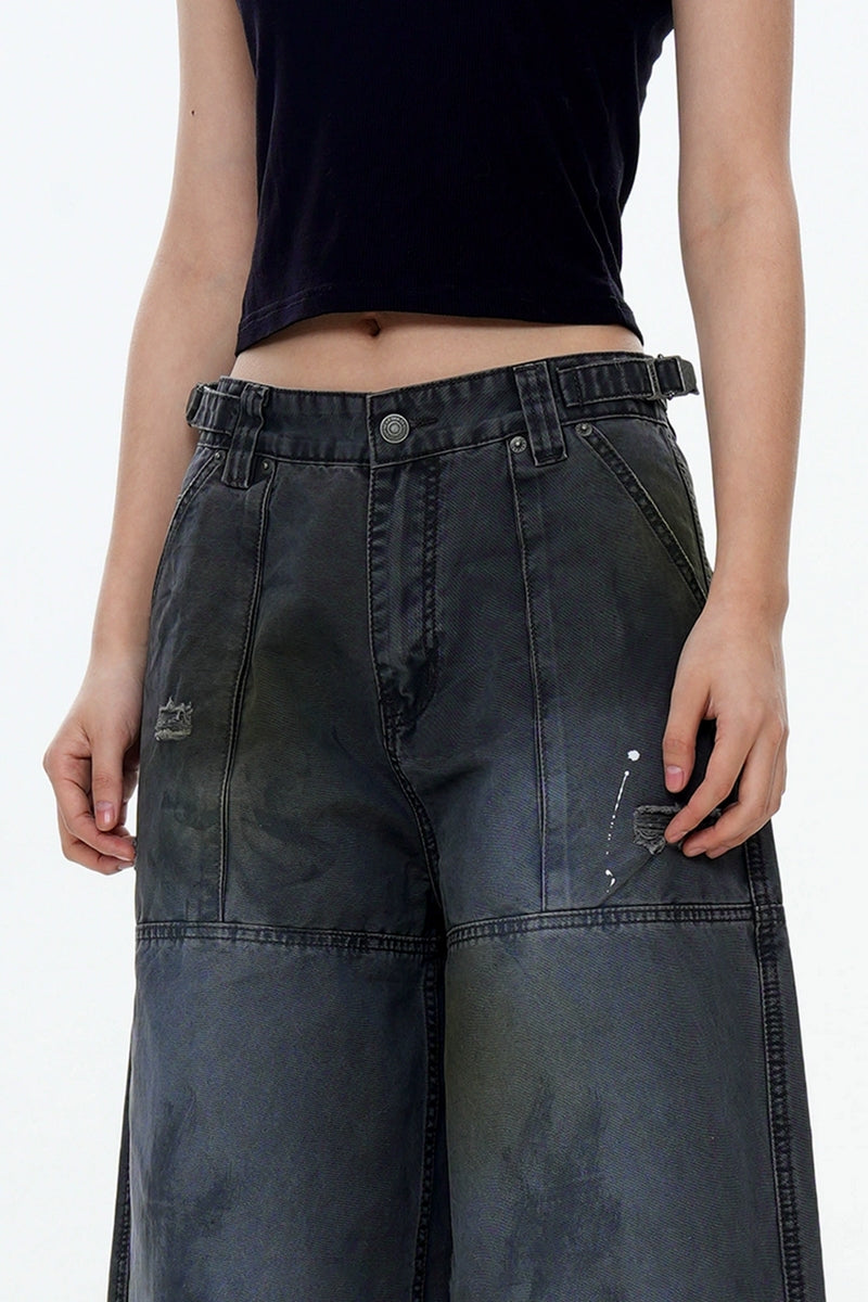 Paint Splatter Logger Cargo Pants