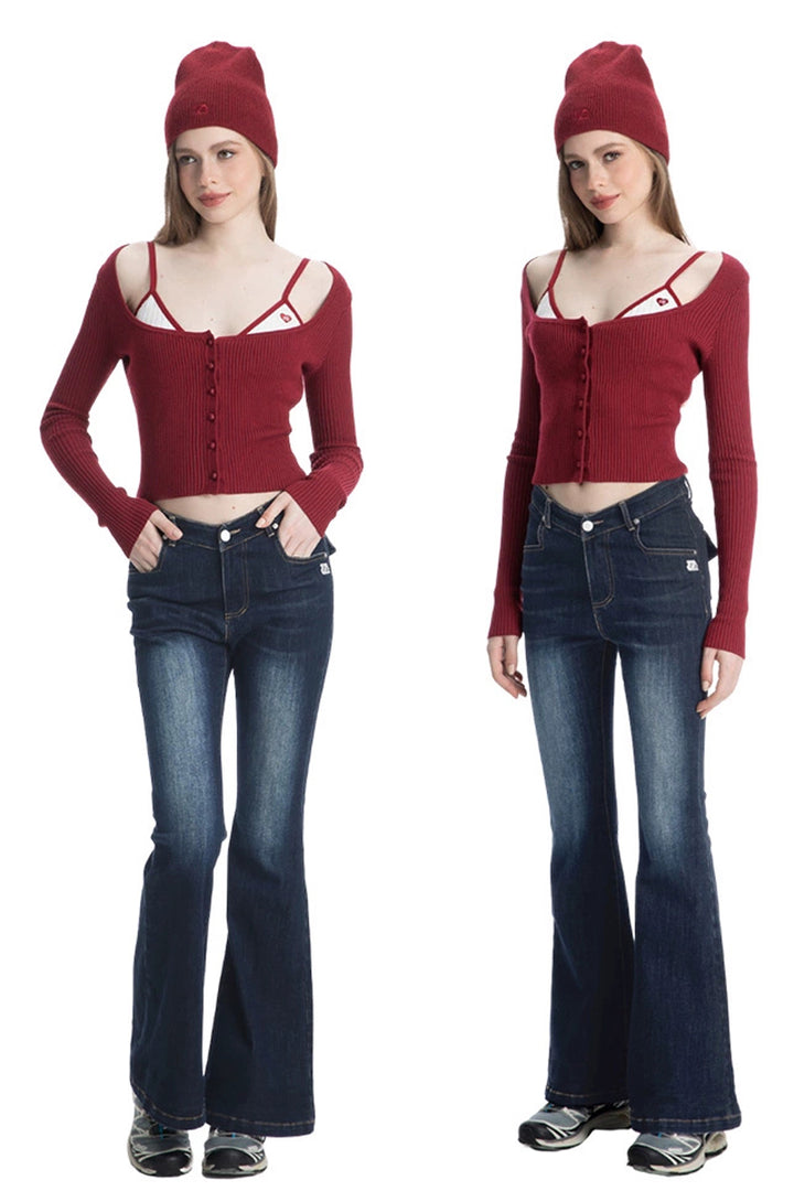 Vintage Flare V-Waist Jeans