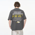 Retro Racing Logo Print Tee