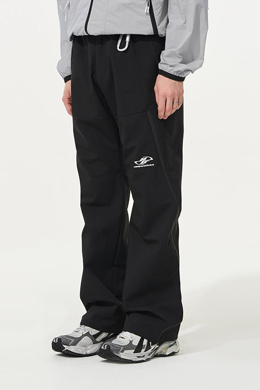 Zipper Deconstructed Carabiner Trousers