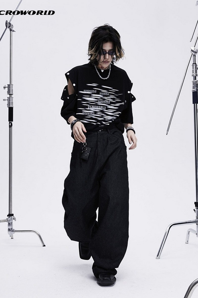 Detachable Sleeves Tee