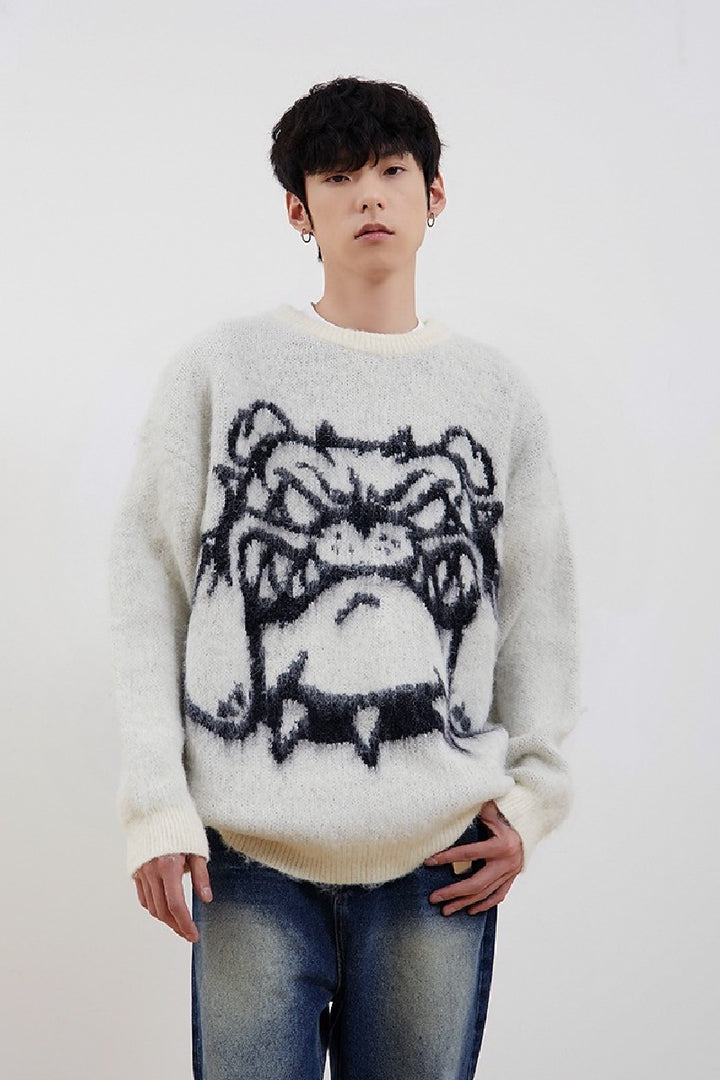 Dog Knit Mohair Sweater