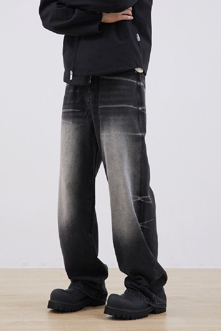 Loose Dark Washed Jeans