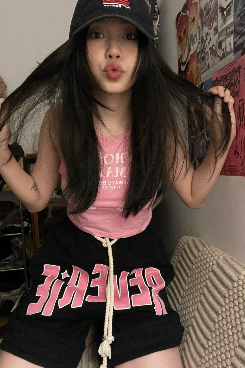 Embroidered Logo Shorts