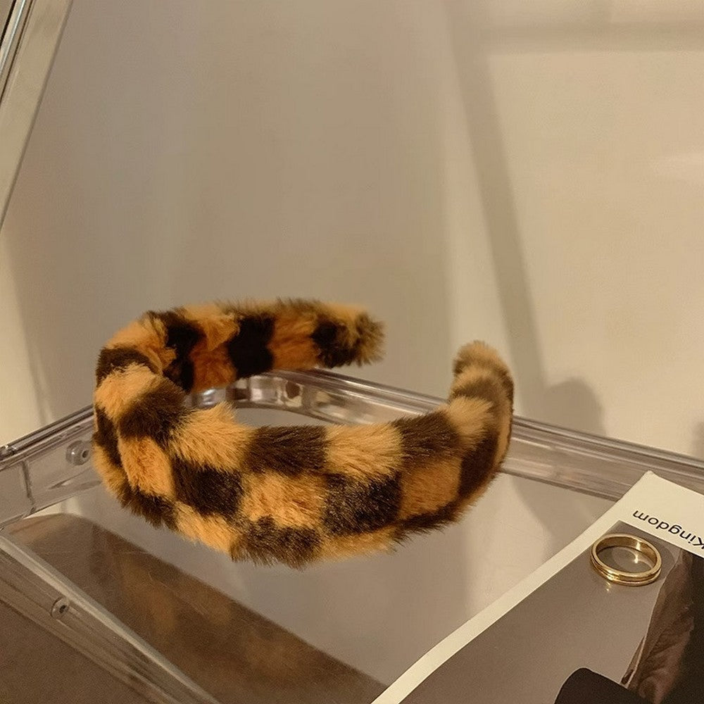 Y2K Checkered Hairband