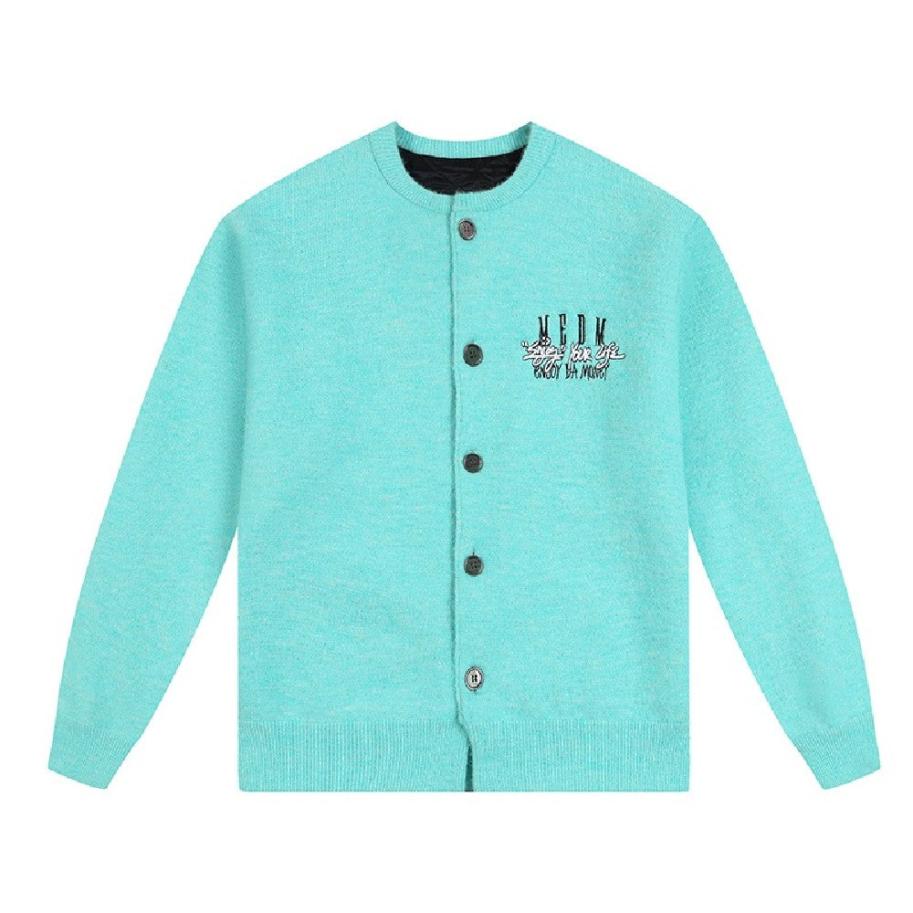 Logo Knit Embrodiered Cardigan