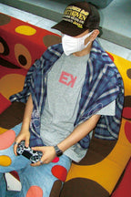 Halftones Logo Puff Print Tee