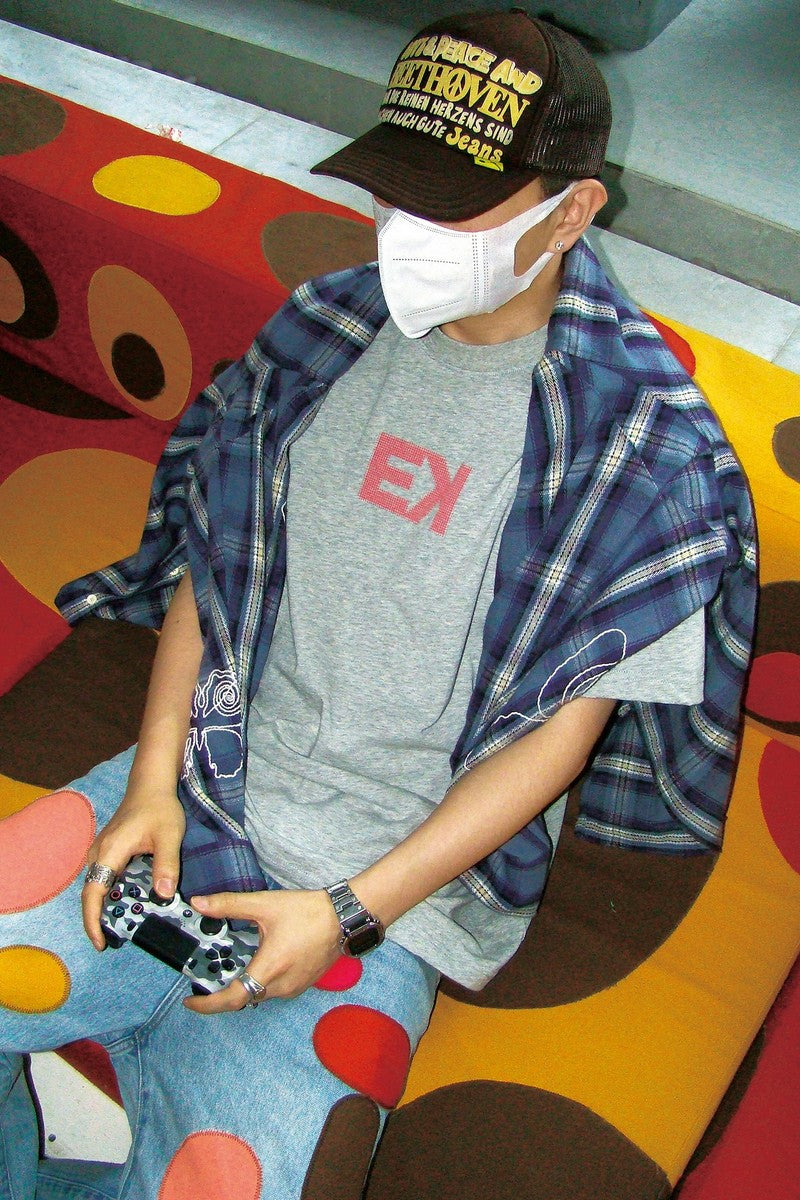 Halftones Logo Puff Print Tee