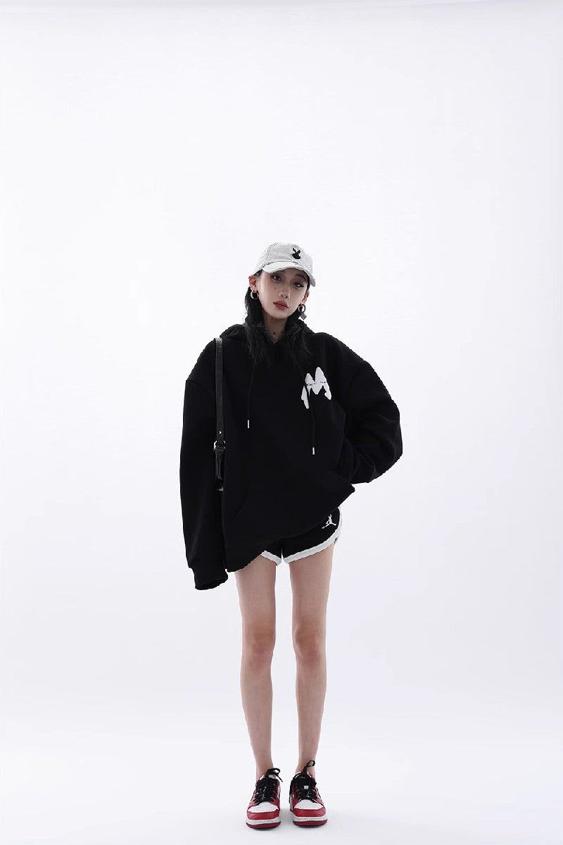 Minimalism Loose Hoodie
