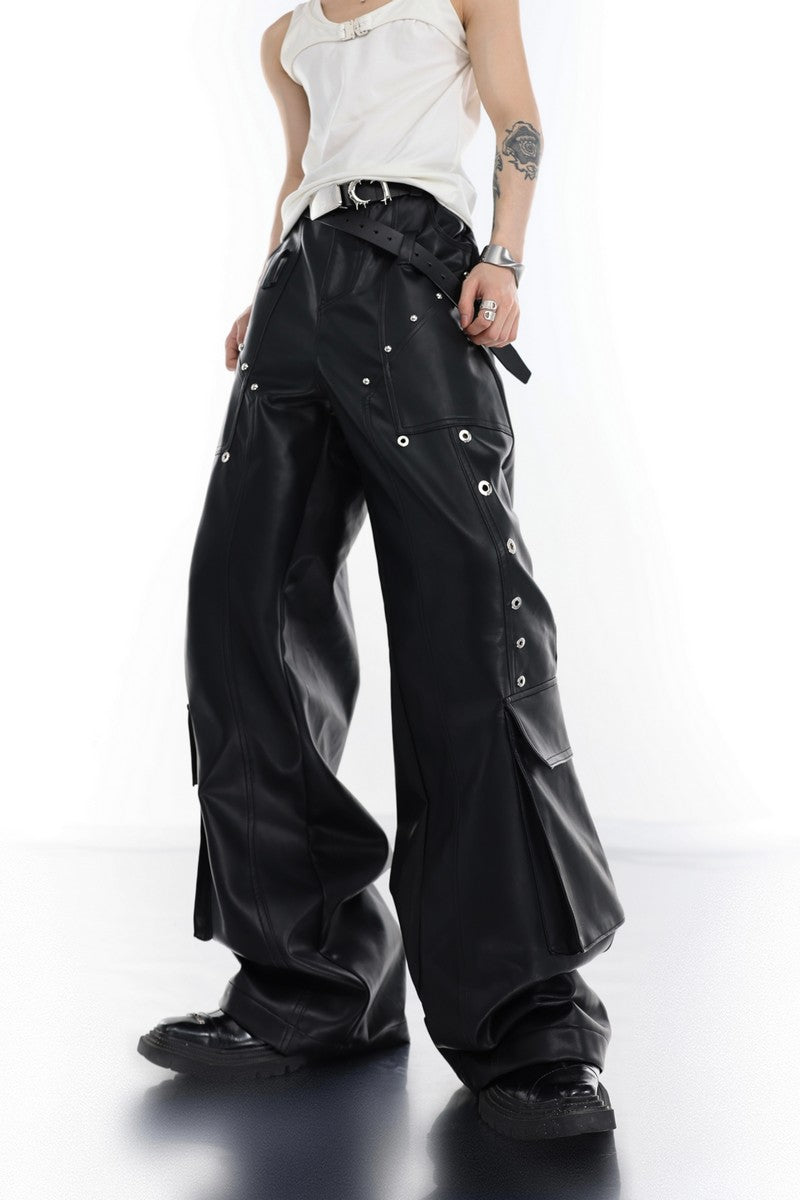 Riveted Leather Trousers