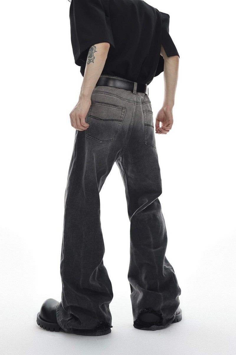 Gradient Flared Jeans