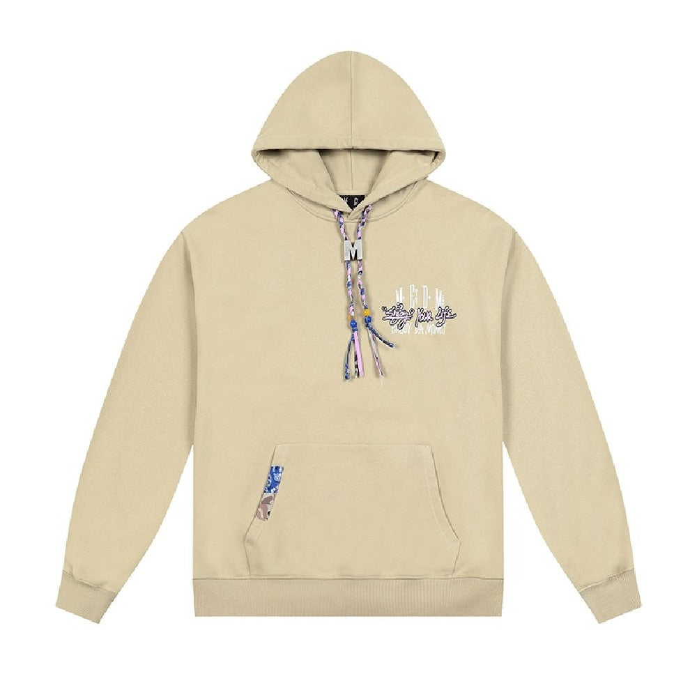 Logo Embroidered Washed Hoodie