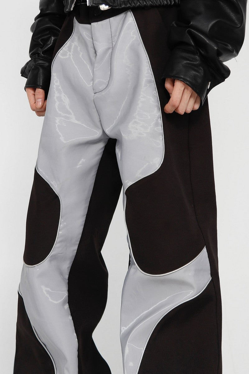 PU Leather Reflective Trousers - EU Only