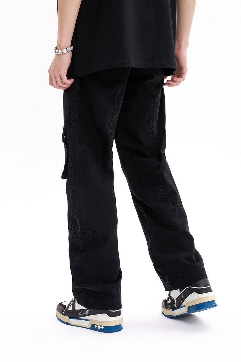 Multi Pocket Zipper Trousers