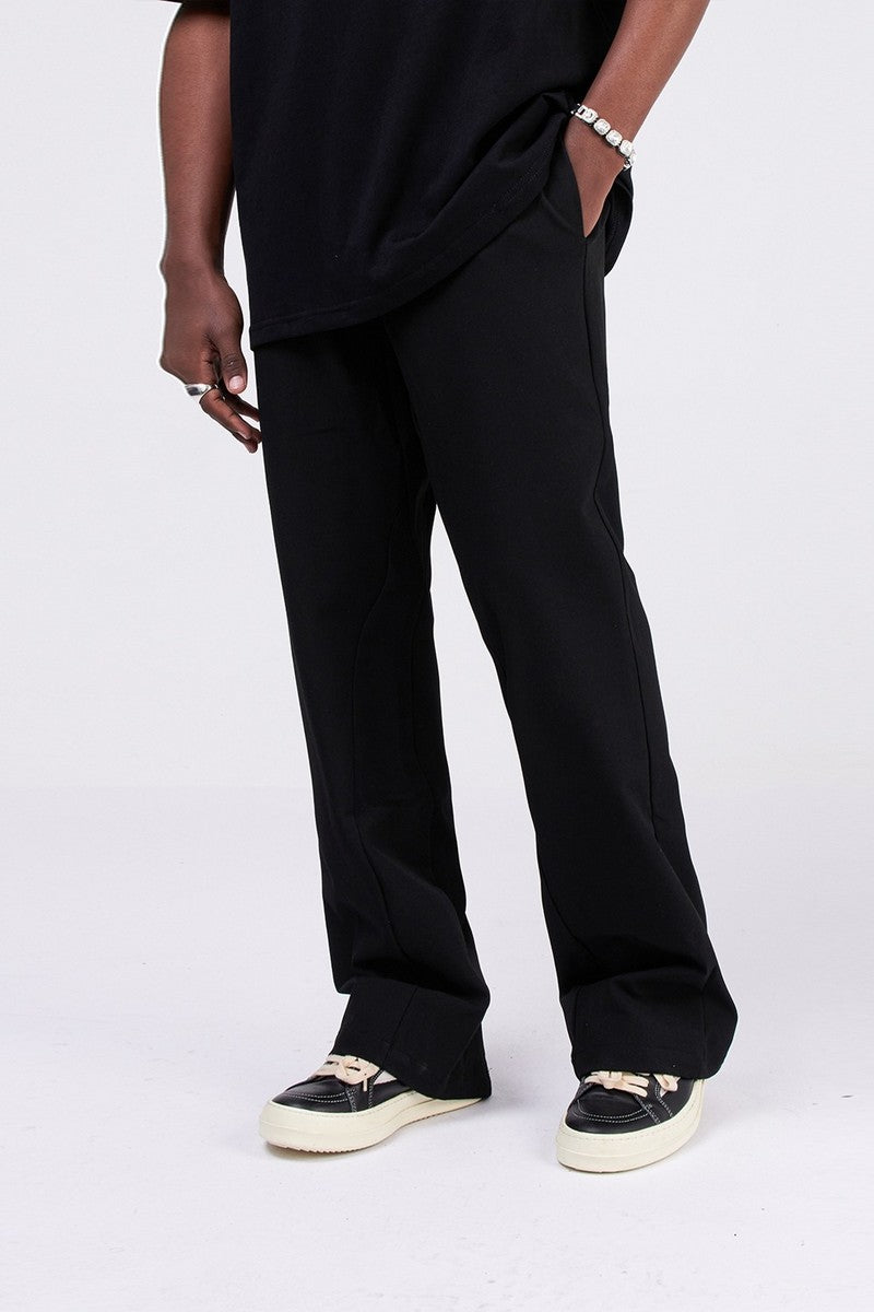Straight Slit Sweatpants