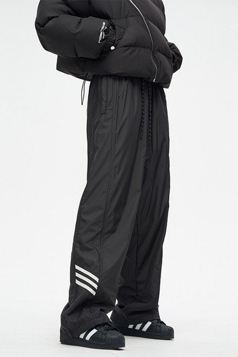 Retro Striped Wind Pants