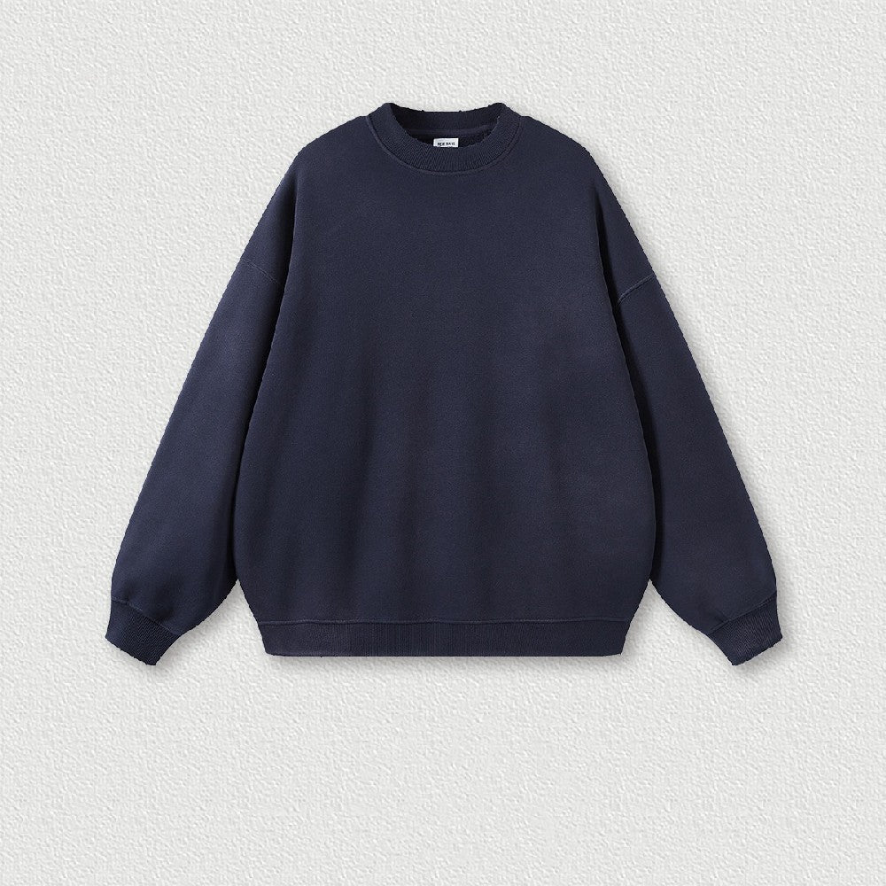 Heavy 400G Washed Crew