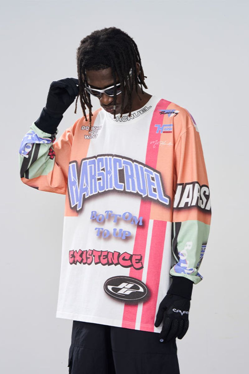 Graffiti Racing Logo L/S Tee