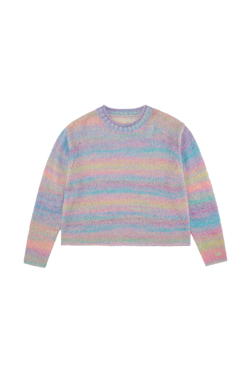 Colorblock Special Yarn Sweater