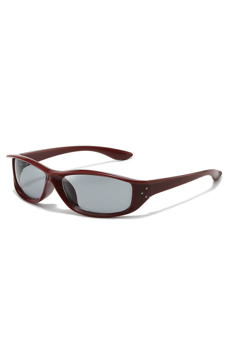 Y2K Slim Studded Sunglasses
