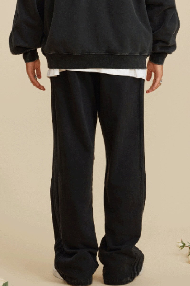 Stripe Side Washed Sweatpants