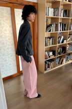 Metallic Wide Leg Jeans