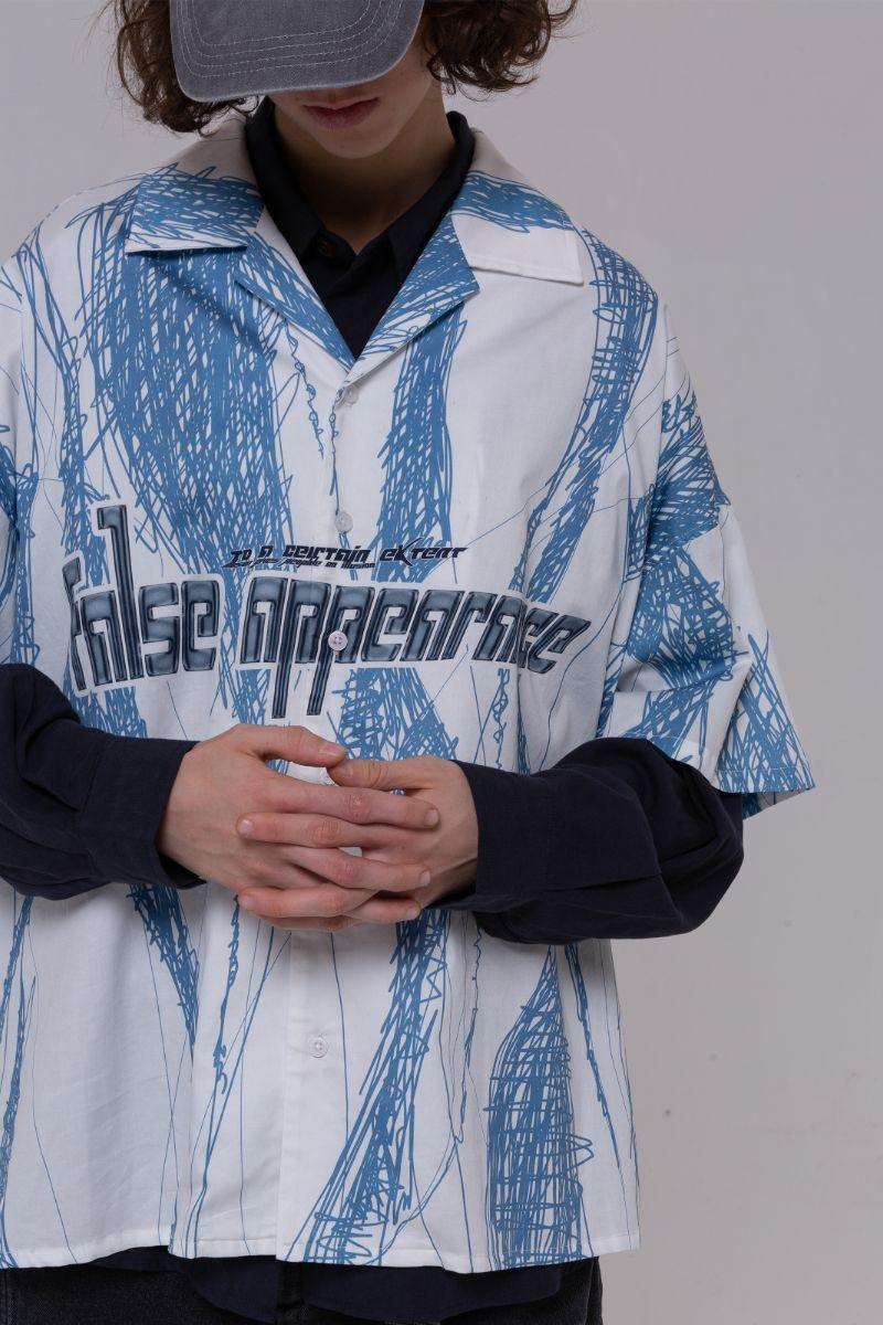 BNP Painted False Appearance Cuban Shirt