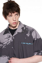 BNP Faces Print Cuban Shirt