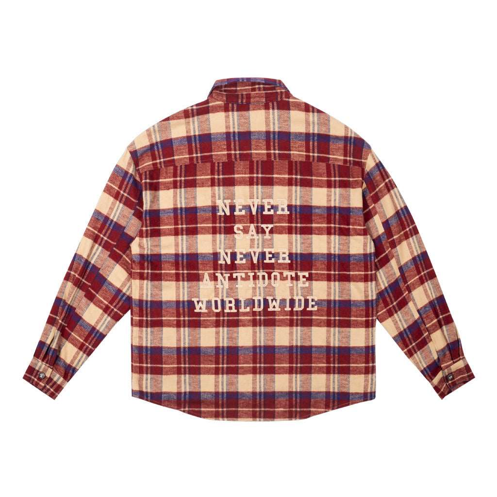 ANT Plaid Embroidered L/S Shirt