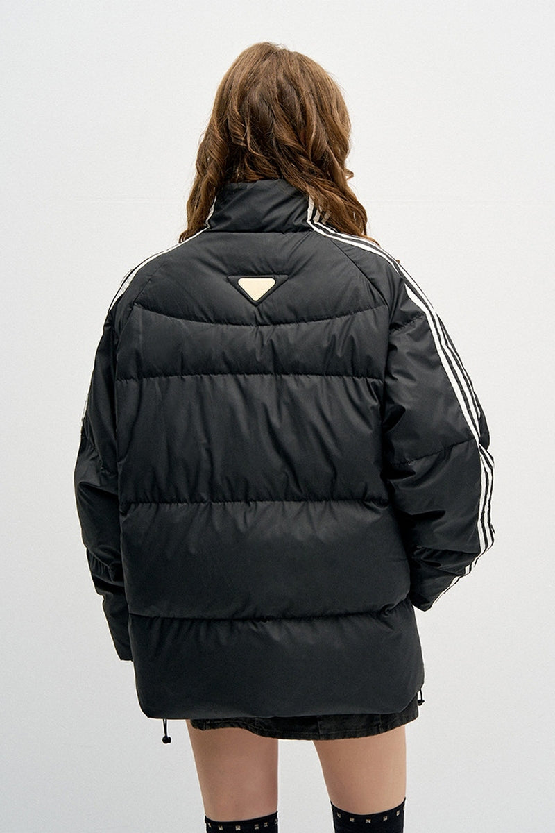 Retro Three-Stripes Down Jacket