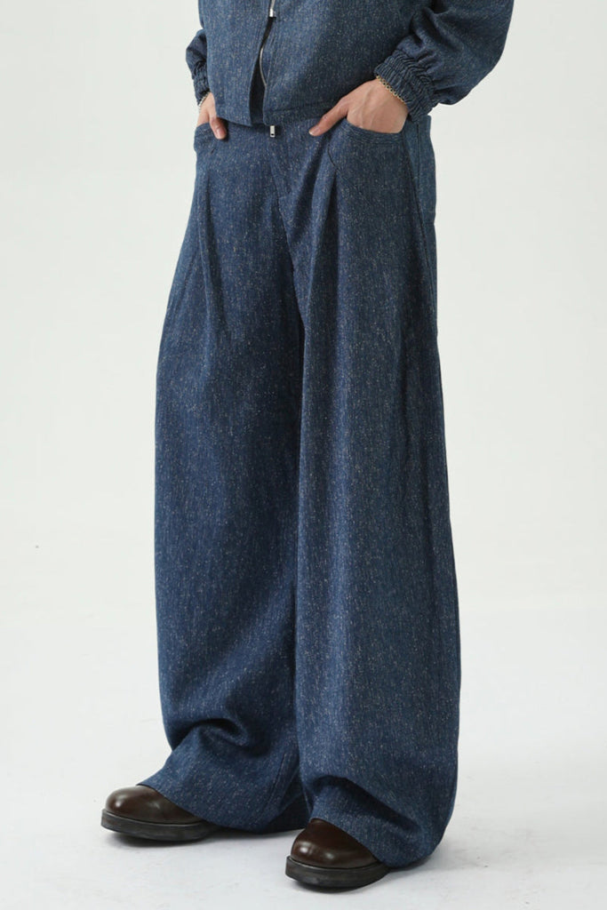 『Copping Zone』Retro Plaid Loose Wide-Leg Pants Retro Plaid Loose Wide-Leg Pants – Copping Zone
