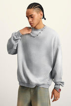 Heavy 400G Washed Crew