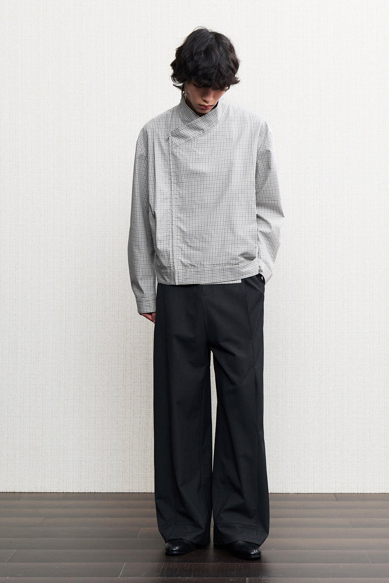 Mesh Panel Relaxed Trousers