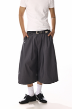 Pleated Wide Leg Culottes