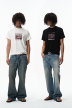 Leopard Car Graphic T-Shirt