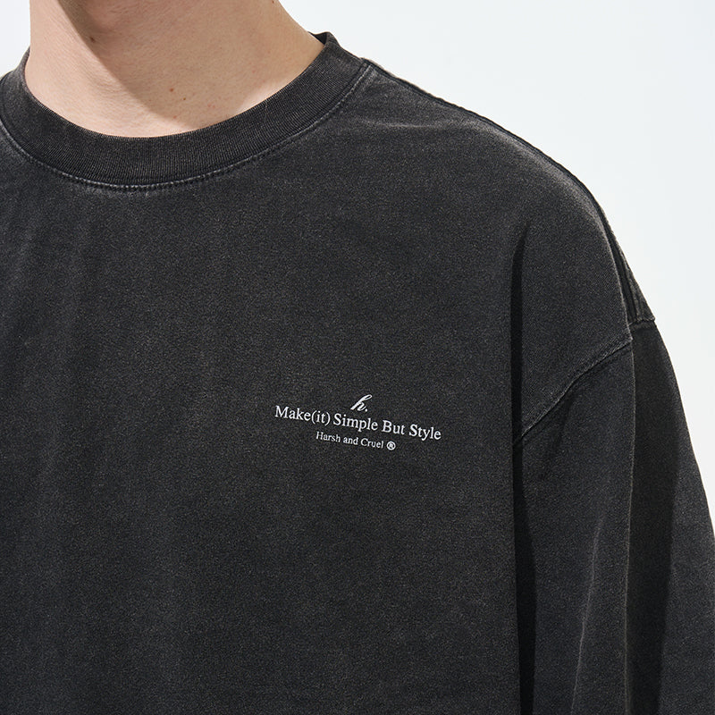 Washed Heavy Logo Tee