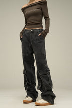Straps Cargo Jeans