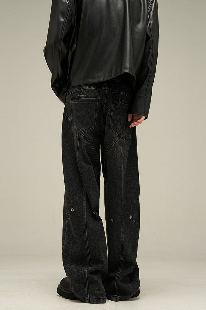 Structure Oversized Jeans