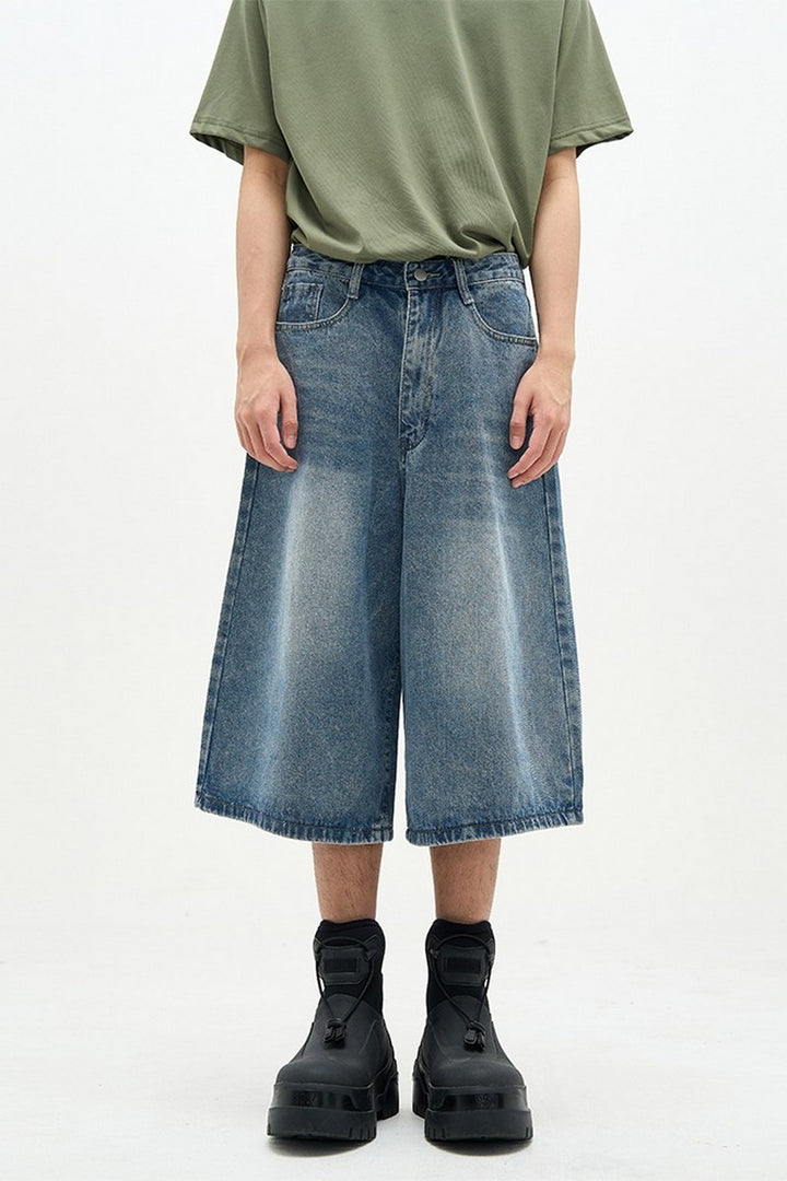 Oversized Jeans Shorts