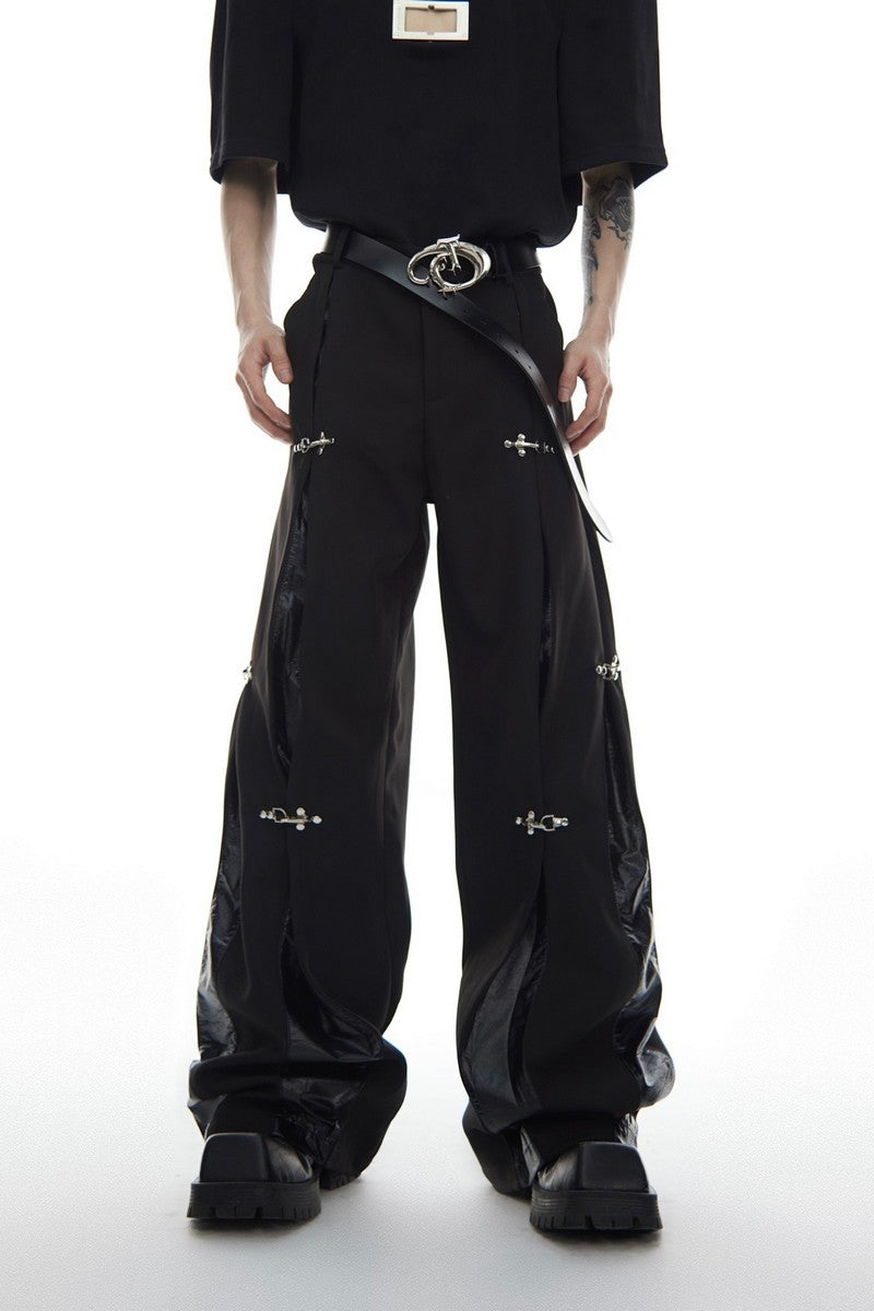 Buckle Straight Trousers - US Only