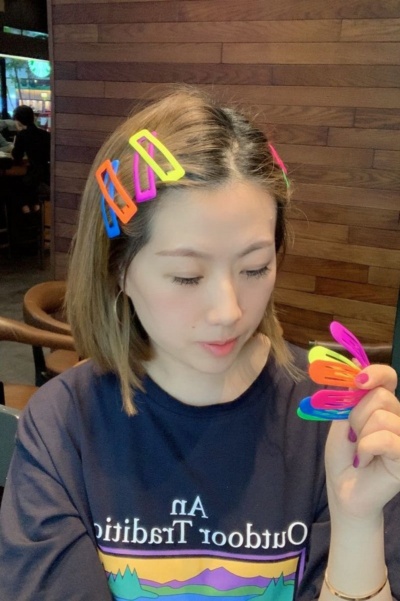 Highlight Coloured Hairclips